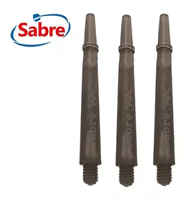 Sabre Dart Shafts / Stems Black ( WAC ) 45mm or 35mm 15pcs 5 x sets of 3 - Picture 1 of 2