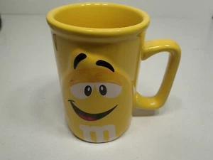 M&M's Mug Cup 3D Character Face Collectors Coffee Yellow Perfect condition - Picture 1 of 3