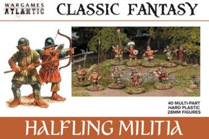 Wargames Atlantic 'Classic Fantasy Halfling Militia (40)' 28mm Plastic Figures - Picture 1 of 6