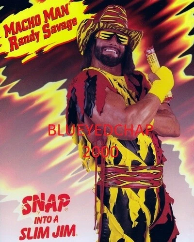 RANDY SAVAGE WRESTLER 8 X 10 WRESTLING PHOTO WWF WCW - Image 1 of 1