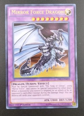 Mirror Force Dragon DRL3-EN059 Dragons of Legend: Unleashed 1st Edition LP - Image 1 of 3
