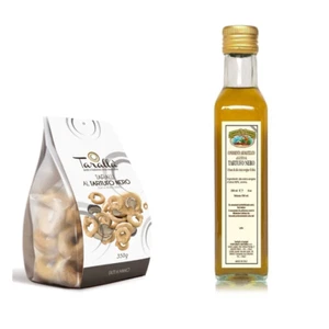 Truffle Olive Oil 250ml Umbria + Taralli Truffle Oil 350g Puglia FREE DELIVERY - Picture 1 of 1