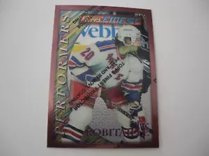 1996-97 Topps Finest Hockey #24/P82 Luc Robitaille New York Rangers HOF F2 - Foto 1 di 2