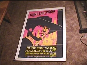COOGANS BLUFF 1968 ORIG MOVIE POSTER CLINT EASTWOOD - Picture 1 of 1