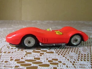 587Y Vintage NOREV Plastic 20 France Maserati Sport 200 / Si #3 Red Fluo 1:43 - Picture 1 of 8