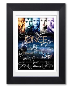 ONCE UPON A TIME CAST SIGNED POSTER PRINT TV SHOW SEASON PHOTO AUTOGRAPH GIFT - Bild 1 von 1