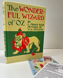The Wonderful Wizard of Oz, & MAP~Facsimile of 1900 First Edition~ L.Frank Baum