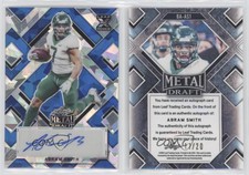 2022 Leaf Metal Draft Blue Crystals /20 Abram Smith #BA-AS1 Rookie Auto RC