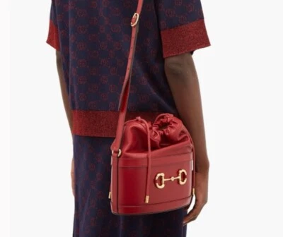 Bolso de cubo auténtico Horsebit 1955 gucci como nuevo usado  Foto 1 de 4