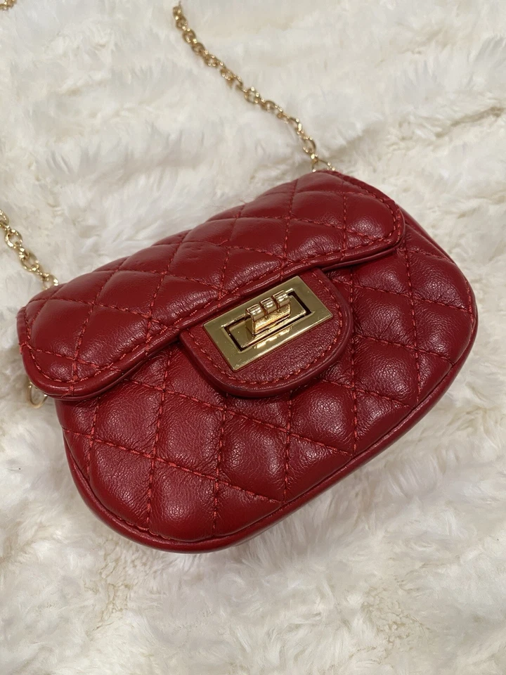 NUEVO Bolso Bandolera/Bolso de Mano Urban Expressions Hecho a Mano de Lujo Rojo Pam Conv Foto 1 de 4