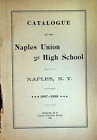 Naples Union & High School Catalogue 1897 1898 Upstate New York