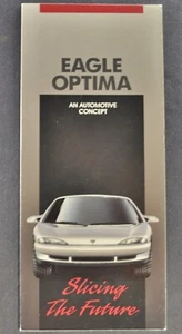 1992 Eagle Optima Concept Car Brochure Folder Talon Excellent Original 92 - Picture 1 of 4