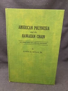 1942 American Polynesia & the Hawaiian Chain Edwin H Bryan Jr HC Pacific Islands - Imagen 1 de 9
