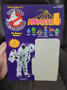 Vtg 1986 Real Ghostbusters Mummy Monster Figure Cardback Kenner Used As-Is Pic R