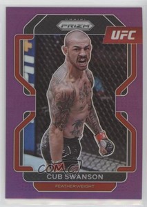 2022 Panini Prizm UFC Purple Prizm /149 Cub Swanson #141