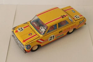 Vintage Ehri Opel Rekord Racing Car Pressed Steel Friction Drive Very Rare 1/20 - Picture 1 of 2