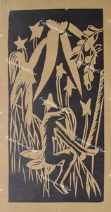 Franz Heckendorf Akt Erotik nude Urwald Blätter Sonne Expressionismus Berlin - Picture 1 of 1