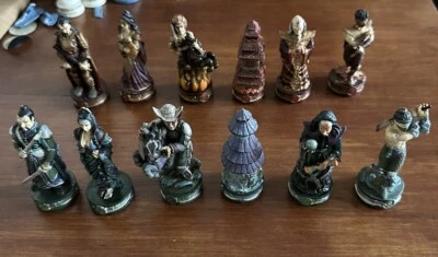 Collectible Dragon Clan & Scorpion Clan Ninja Chess Pieces Creations SEE NOTES! - Image 1 of 4