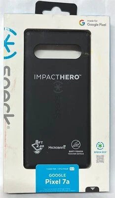 Speck - Funda ImpactHero para Google Pixel 7a - Negra/Gris Pizarra Foto 1 de 4