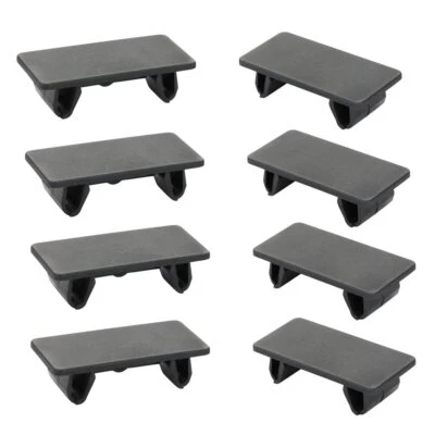 DQITJ 8 Pcs Rocker Switch Panel Cover ABS Rectangular Rocker Switch Blank Snap-in Hole
