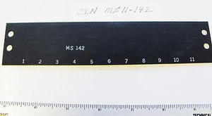 TRW/Cinch MS-11-142, 11 tira marcadora de posición, doble fila, numerada NUEVA 2 piezas - Imagen 1 de 1