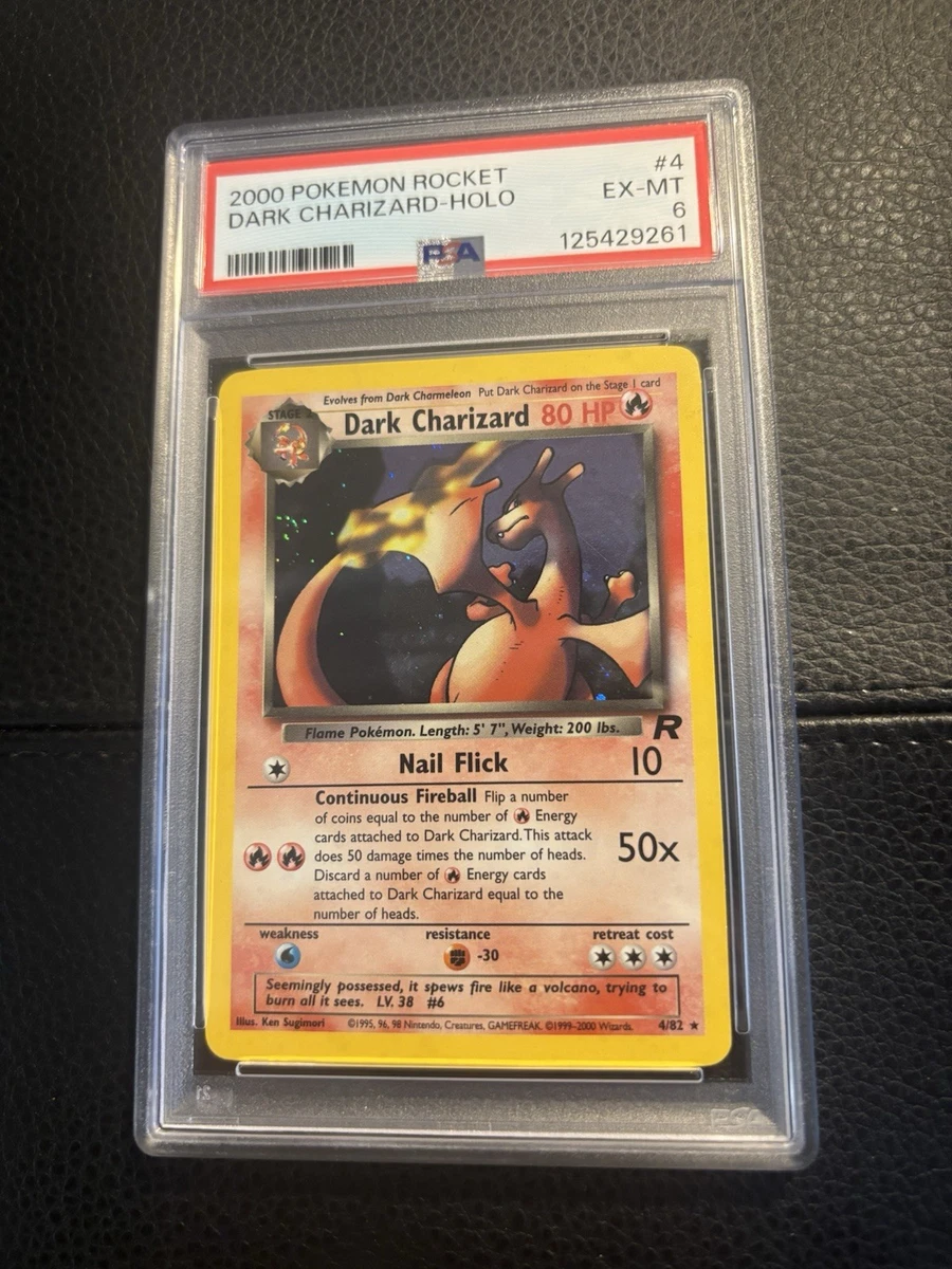 Darkness Charizard Pokémon TCG Team Rocket Individual Collectible