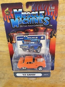 Muscle Machines '63 Savoy, Orange; 2002 GS02-01 - Picture 1 of 5