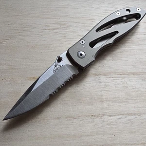 GERBER HARSEY X-RAY FOLDER 2.8" BLADE ALUMINUM HANDLE TAIWAN - Picture 1 of 8