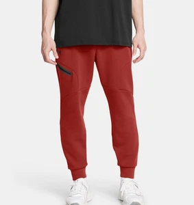Joggers Under Armour UA Imparables de Vellón Rojo Ladrillo 1379808-840 Hombres Talla M - Imagen 1 de 9