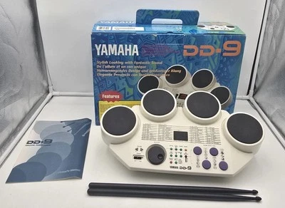 Máquina de efectos de batería de percusión digital Yamaha DD-9 - blanca Japón Foto 1 de 4