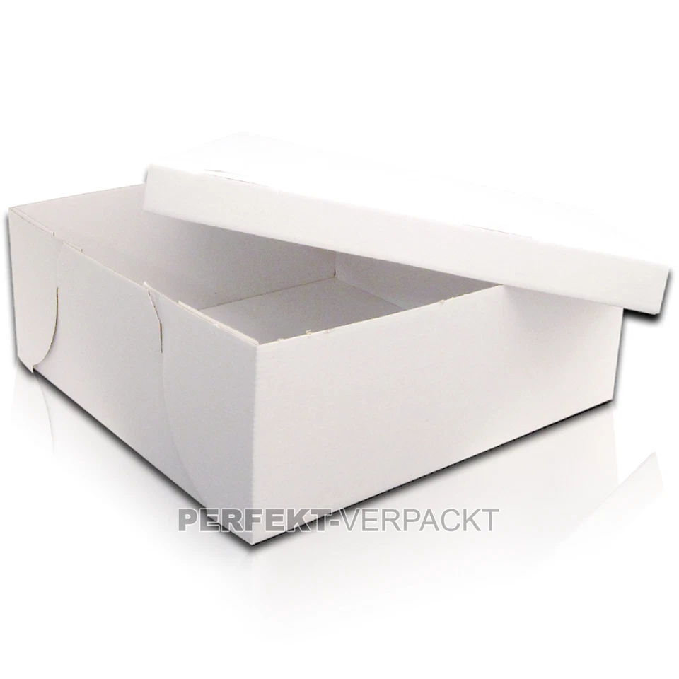 50 Tortenkartons 32x32x12cm weiß SEHR STABIL Tortenschachteln - Bild 1 von 1