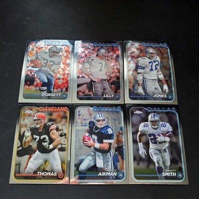 LOTE DE TARJETAS 2024 TOPPS CROMADAS ESTRELLAS DE LA NFL (29 CARTAS)(TC#2577) Foto 1 de 4