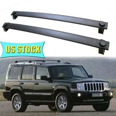 2Pcs Fits for 2006-2010 Jeep Commander Roof Rack Crossbars Cross Bars Carrier - Изображение 1 из 4
