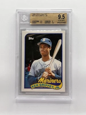 1989 Topps Traded - Ken Griffey Jr #41T (RC) BGS как новый 9,5 - Изображение 1 из 2