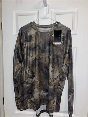 Sitka Core Lightweight Crew LS Large Optifade Timber Men's Long Sleeve Shirt NWT - Image 1 of 4