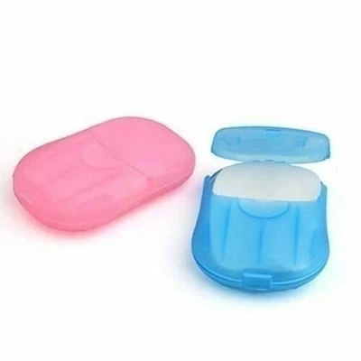 Portable Disposable Travel Hiking Washing Hand Bath Toiletry Paper Soap Sheets - Image 1 of 4