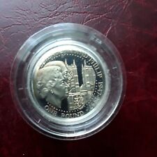 Guernsey 1997 one Pound silver coin In Plastic Capsule