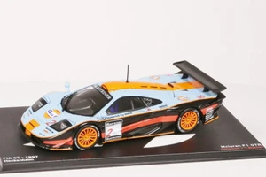 McLaren F1 GTR #2 FIA GT - 1997 cupé Hockenheim azul/naranja Atlas 1:43 nuevo/embalaje original - Imagen 1 de 5