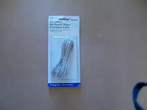 RadioShack 26-149A 6-Ft. (1.91m) Keyboard/Mouse PS/2 Extension Cable - Picture 1 of 3