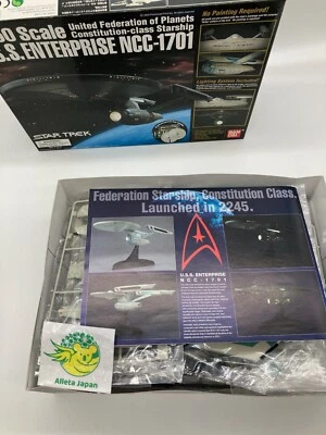 Star Trek 1/850 EE. UU. ENTERPRISE NCC-1701 Kit Modelo Plástico Juguete BANDAI  Foto 1 de 4