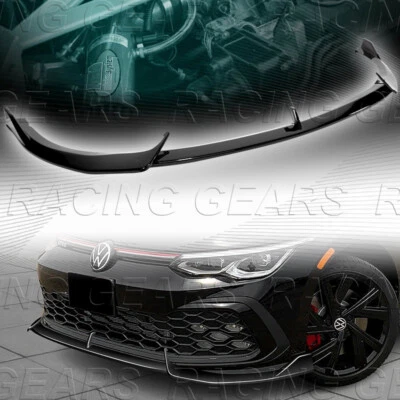 PARAGOLPES DELANTERO PINTADO NEGRO ALERÓN DIVISOR PARA 21-24 VOLKSWAGEN GOLF GTI Foto 1 de 4