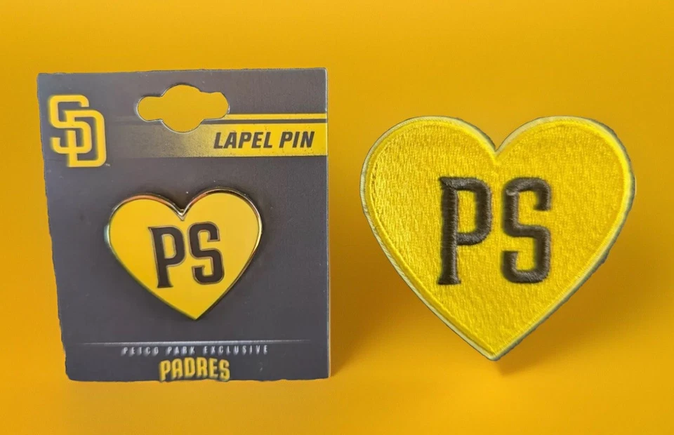 2024 SAN DIEGO PADRES BROWN PETER SEIDLER PS ~PETCO PARK EXCLUSIVE Patch & Pin - Image 1 of 1