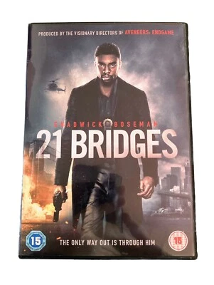 21 Bridges (DVD, 2020) Action/Thriller, Conspiracy, Cop Killers, Crime/Manhunt - Image 1 of 3