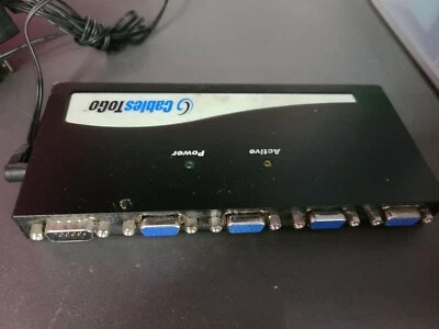 Cables To Go (C2G) VGA Splitter / Distribution Amplifier 1X4 - Image 1 of 2