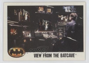 1989 O-Pee-Chee Batman Bruce Wayne View from the Batcave #25 0q1p