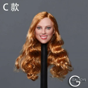1/6 GACTOYS GC033C Scarlett Johansson Black Widow Head Sculpt Fit action figure - Picture 1 of 2