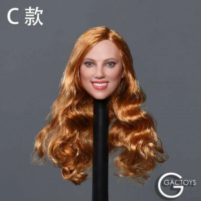1/6 GACTOYS GC033C Scarlett Johansson Black Widow Head Sculpt Fit  action figure - Image 1 of 2