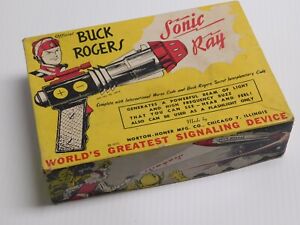 1952 Official Buck Rogers Sonic Ray Gun Original Box Only Norton  Honer BOX ONLY