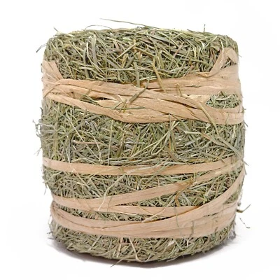 BUNNY BISTRO Alpine Meadow Hay Roll | Natural Grass Forage and Bedding for Rabbits, 1kg-8kg