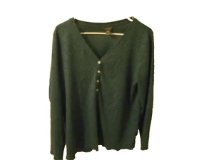 Eddie Bauer Sleepshirt Thermo Oberteil Damen Gr. Large grün - Bild 1 von 7